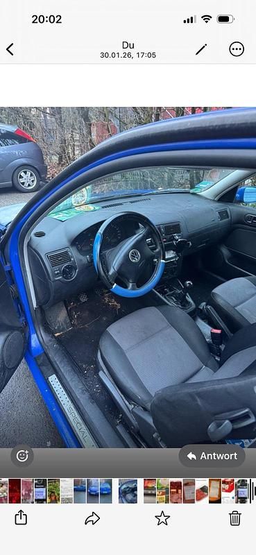 Gebraucht VW Golf IV S 85 PS (62 kW) 2001 Blau Kleinwagen
