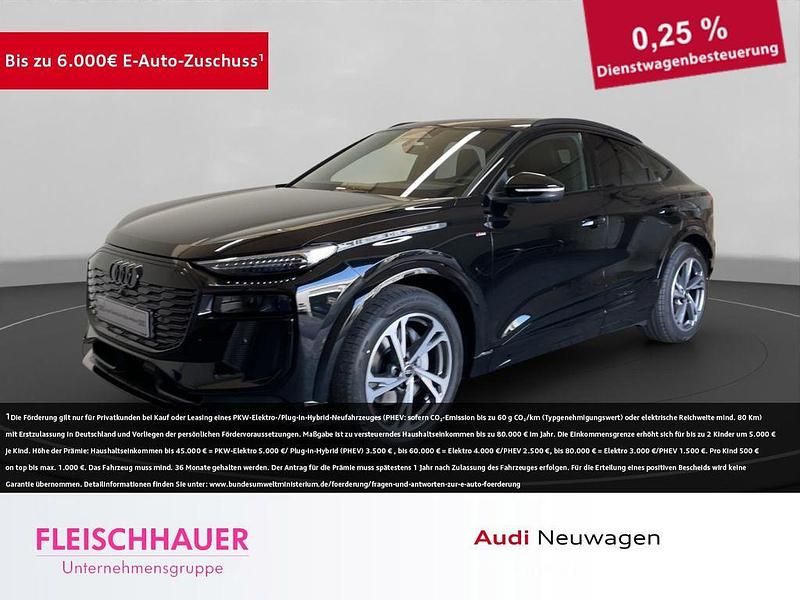 Neu Audi Q6 Sportback e-tron Performance 225 kW (306 PS) 2026 Mythosschwarz metallic SUV