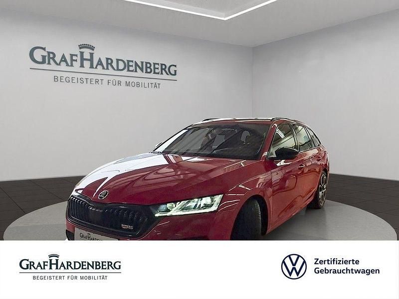 Rot Gebraucht 2022 Skoda Octavia RS Kombi | 33.555 € (Fairer Preis) - Bild 1/4