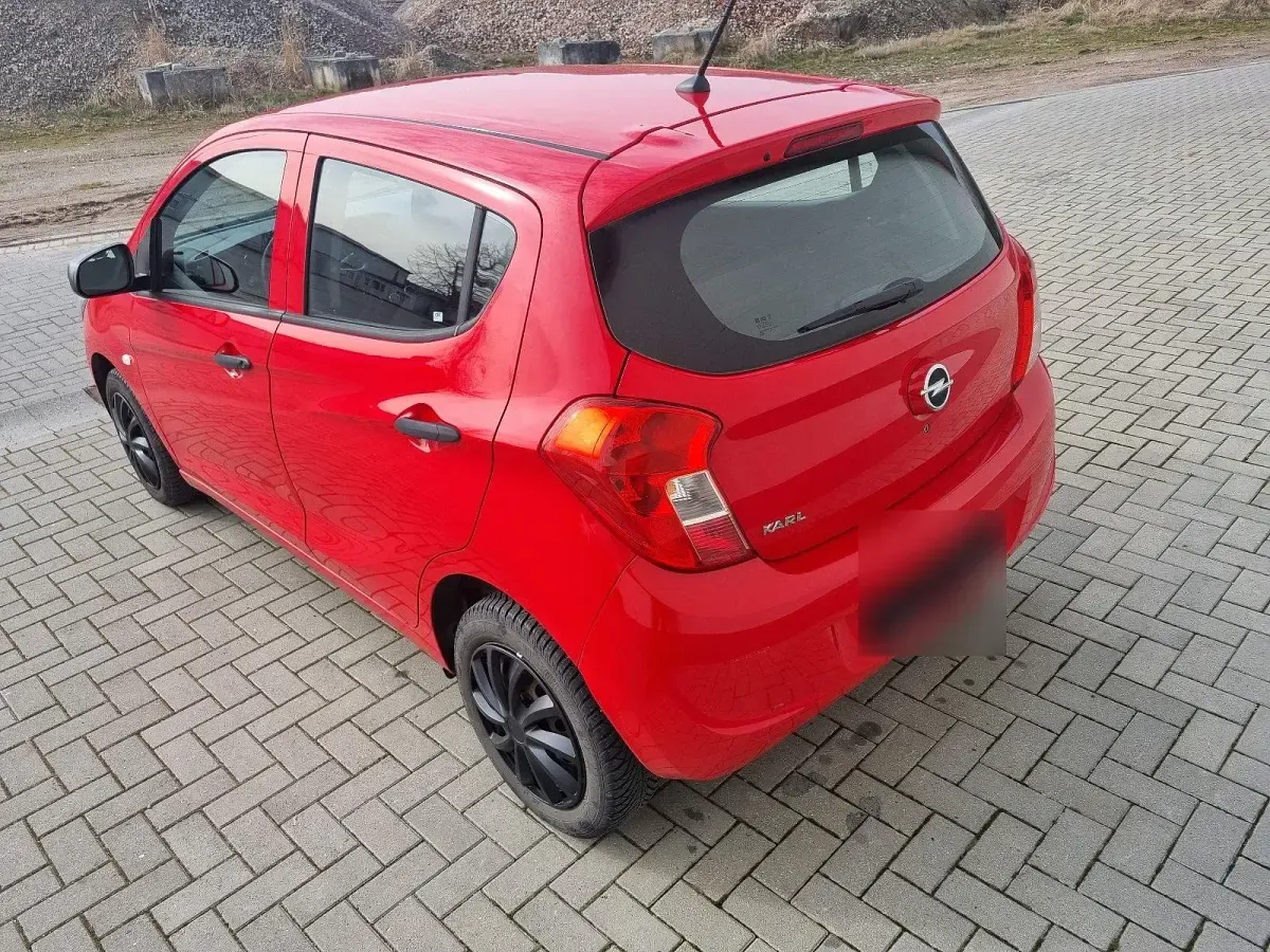 Używany Opel Karl 75 KM (55 kW) 2016 Czerwony Hatchback