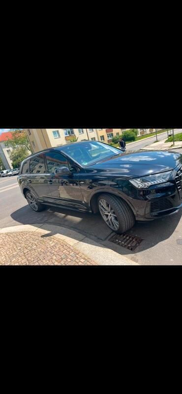 Schwarz Gebraucht 2021 Audi Q7 S-Line SUV | 52.999 € (Guter Preis) - Bild 1/4