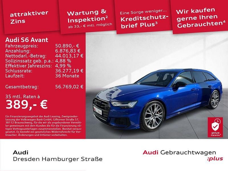 Gebraucht Audi S6 Sport 344 PS (253 kW) 2022 Ultrablau metallic Kombi