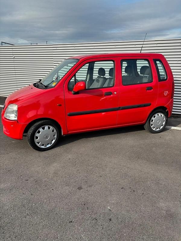 Gebraucht Opel Agila 75 PS (55 kW) 2002 Rot Van / Kleinbus