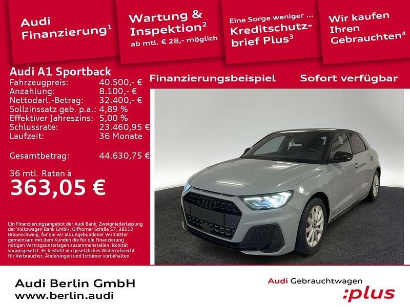Pfeilgrau perleffekt mythossch Gebraucht 2025 Audi A1 S-Line Limousine | 40.500 € - Bild 1/3