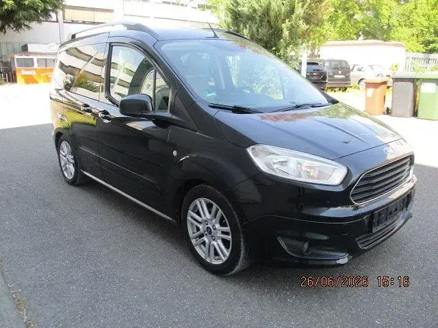 Gebraucht Ford Tourneo Courier Titanium 101 PS (74 kW) 2014 Schwarz Van / Kleinbus