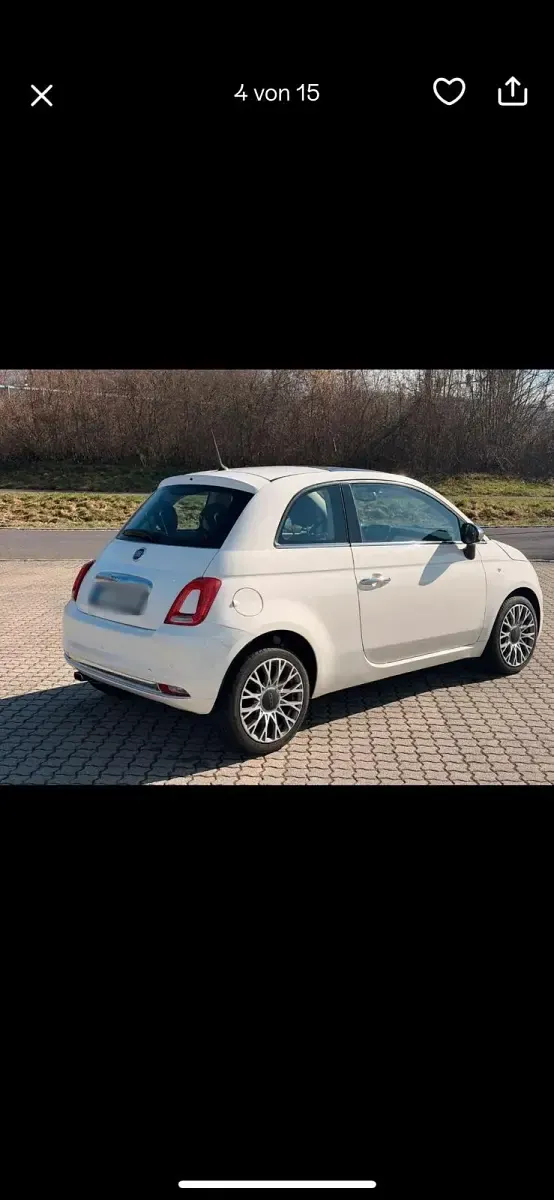 Gebraucht Fiat 500 69 PS (50 kW) 2016 Weiß Kleinwagen