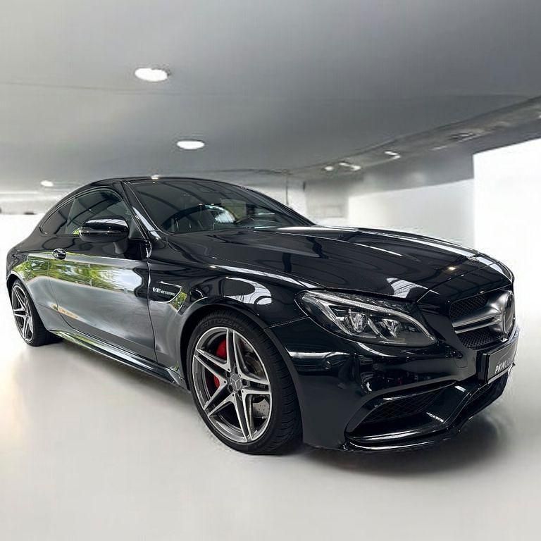 Schwarz Gebraucht 2018 Mercedes C63S AMG AMG Coupé | 38.490 € (Superpreis) - Bild 1/4