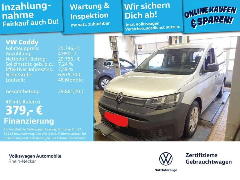 Gebraucht VW Caddy Basis 114 PS (83 kW) 2023 Reflexsilber metallic Van / Kleinbus