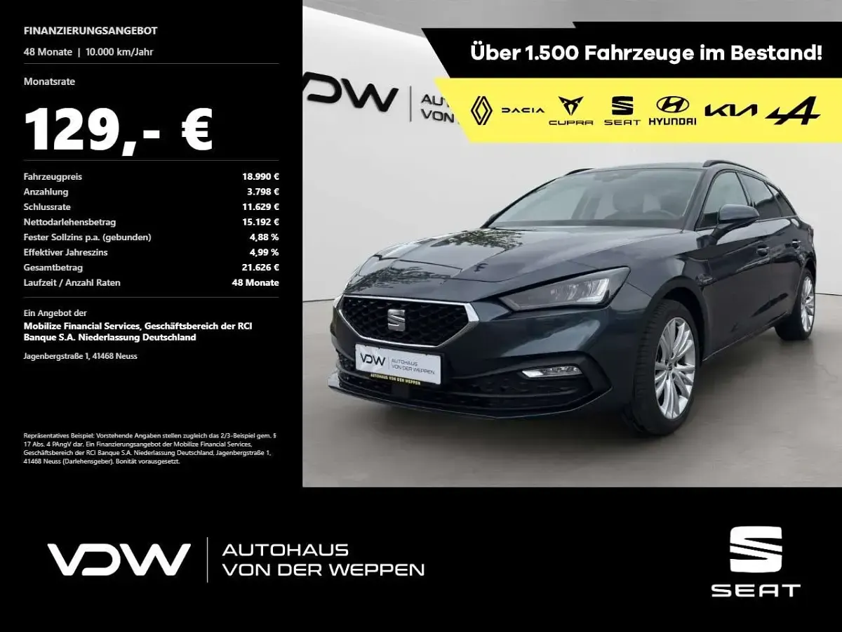 Gebraucht Seat Leon Style 110 PS (80 kW) 2024 Kombi