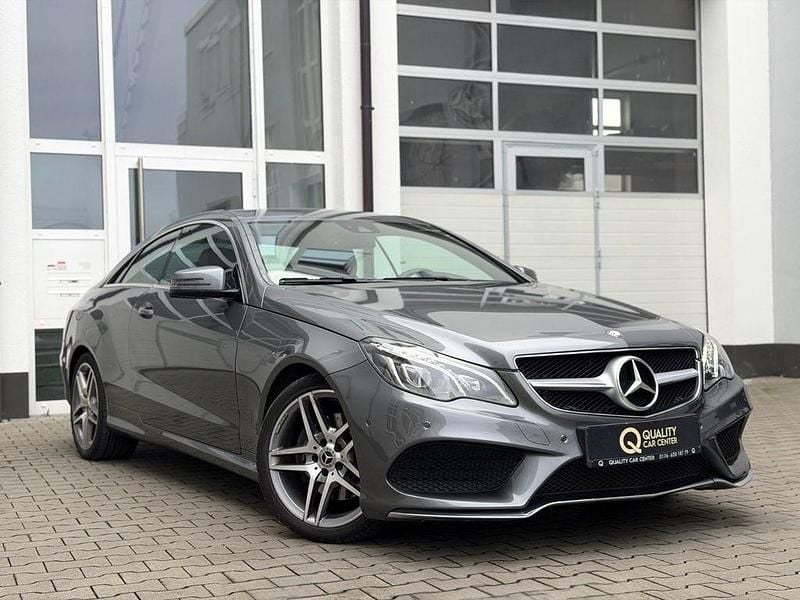 Selenitgrau metalliclack Gebraucht 2017 Mercedes E220 AMG Coupé | 25.490 € (Superpreis) - Bild 1/4