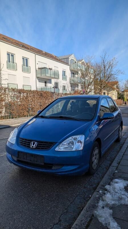 Blau Gebraucht 2004 Honda Civic Limousine | 1.490 € (Teuer) - Bild 1/4