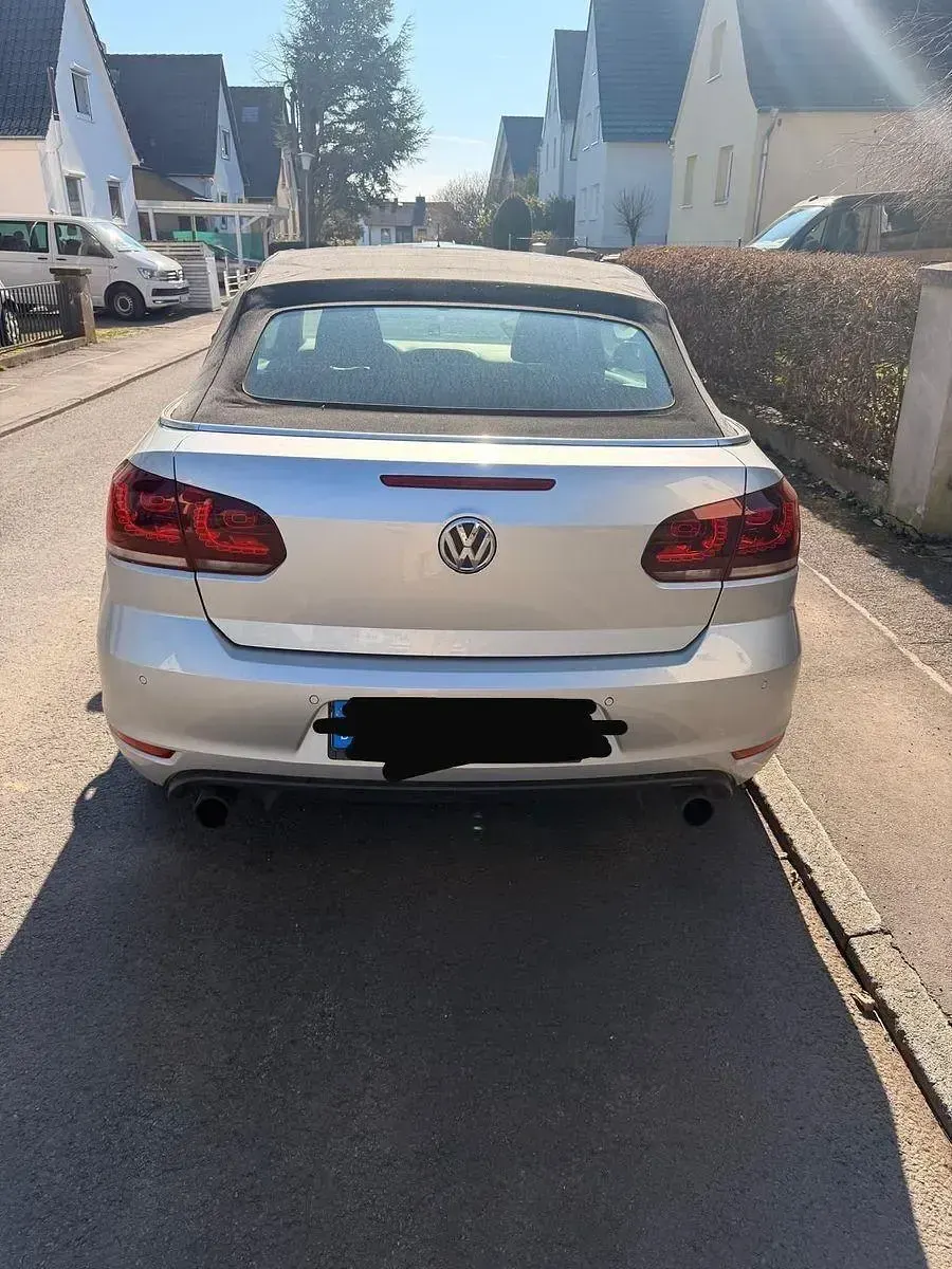Gebraucht VW Golf Cabriolet GTI 211 PS (155 kW) 2014 Silber Cabrio