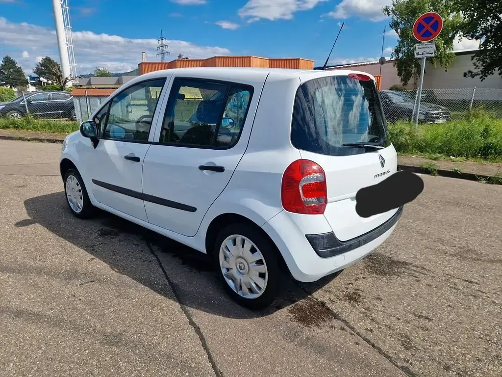 Gebraucht Renault Modus Dynamique 75 PS (55 kW) 2010 Weiß Van / Kleinbus
