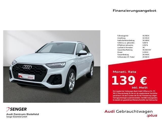 Gebraucht Audi Q5 Advanced 204 PS (150 kW) 2022 Gletscherweiß metallic SUV