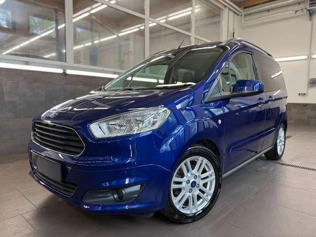Blau metallic Gebraucht 2017 Ford Tourneo Courier Titanium Van / Kleinbus | 14.930 € (Teuer) - Bild 1/4