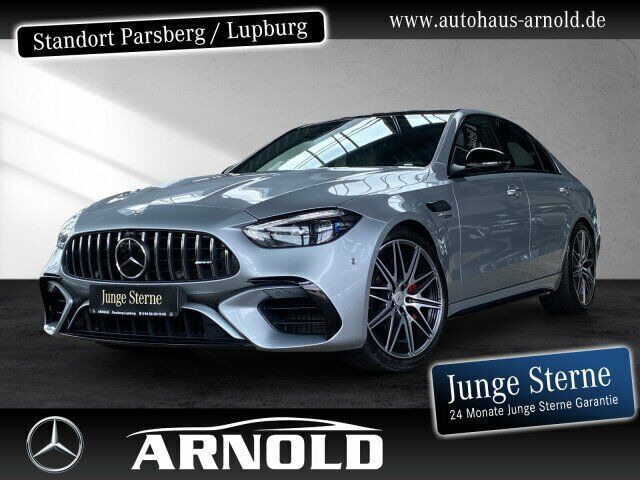 Silber (hightechsilber) Gebraucht 2023 Mercedes C63 S E Performance AMG Limousine | 85.730 € - Bild 1/4