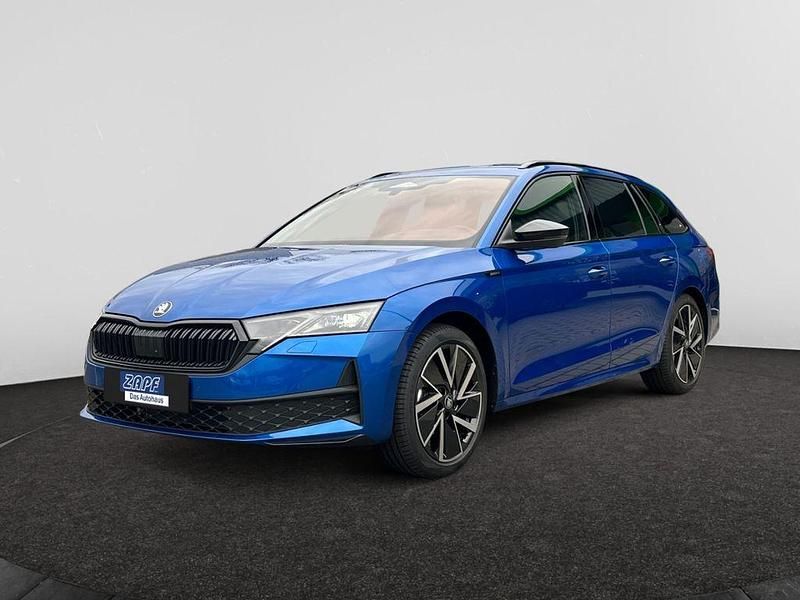 Blau Neu 2025 Skoda Octavia SportLine Kombi | 39.990 € (Teuer) - Bild 1/4