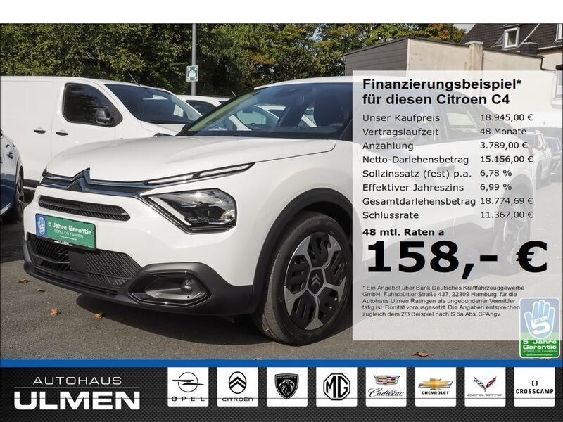 Weiss banquise/typ aussenverkleidung spiegel flach standard Gebraucht 2023 Citroën C4 Feel Limousine | 18.945 € (Guter Preis) - Bild 1/4