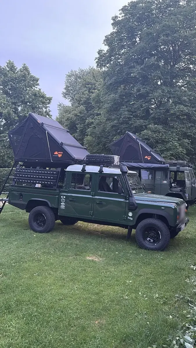 Gebraucht Land Rover Defender 122 PS (89 kW) 2003 Grün SUV