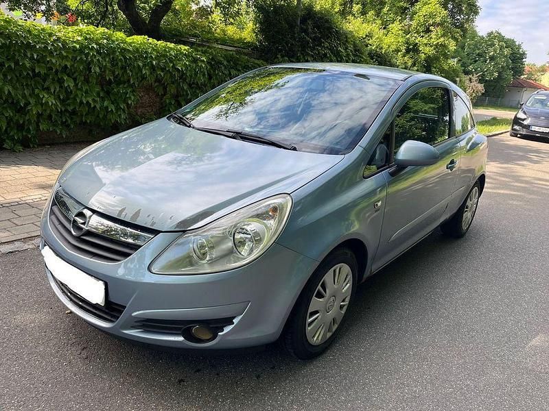 Grün Gebraucht 2007 Opel Corsa Limousine | 550 € (Superpreis) - Bild 1/4