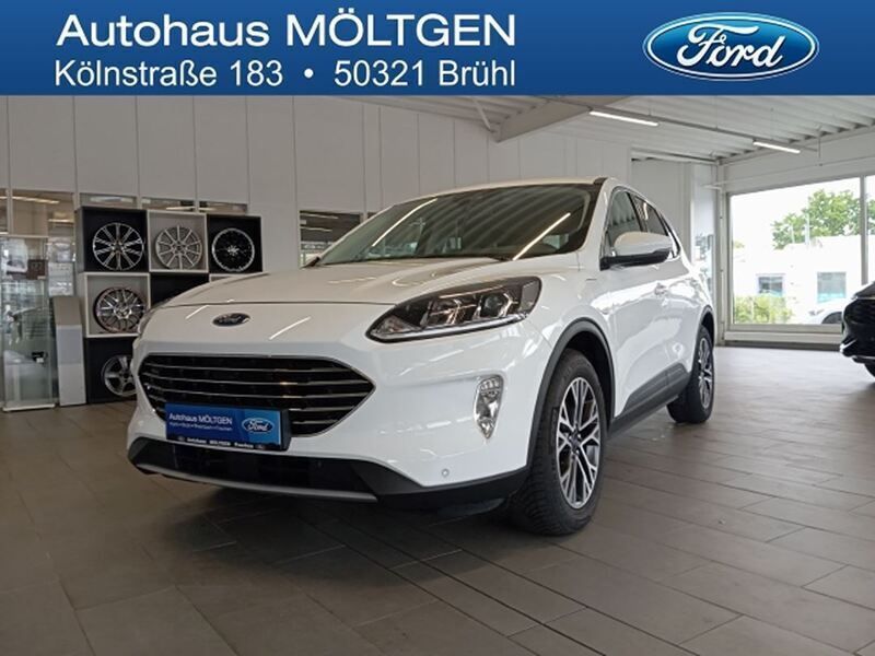 Frostweiß Gebraucht 2021 Ford Kuga Titanium SUV | 25.990 € (Fairer Preis) - Bild 1/4