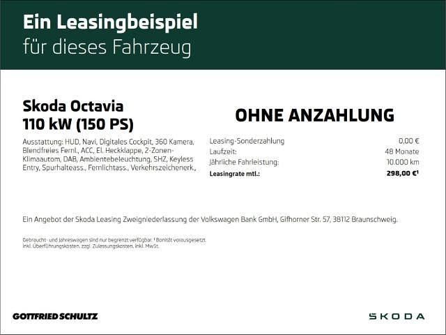 Gebraucht Skoda Octavia Selection 150 PS (110 kW) 2025 Schwarz Kombi