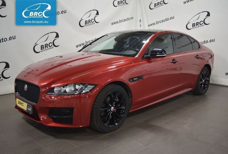 Rot Gebraucht 2019 Jaguar XF R-Sport Limousine | 16.900 € (Guter Preis) - Bild 1/4