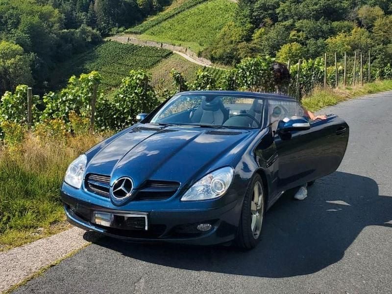 Gebraucht Mercedes SLK200 163 PS (119 kW) 2004 Blau Cabrio