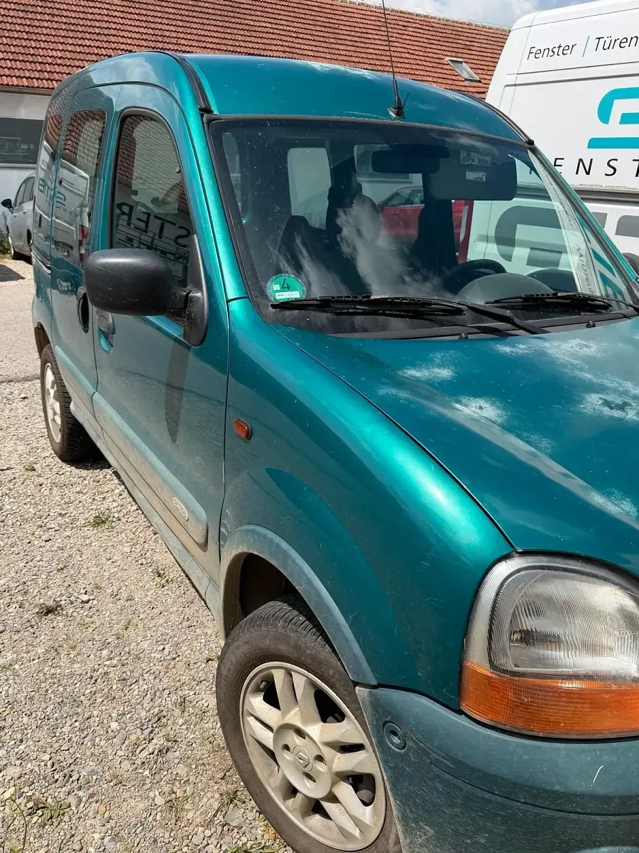 Gebraucht Renault Kangoo 95 PS (69 kW) 2002 Grün Van / Kleinbus