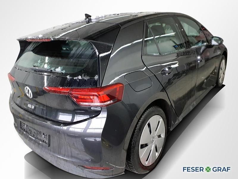 Gebraucht VW ID.3 Pure 110 kW (150 PS) 2022 Mangangrau metallic schwarz Kleinwagen