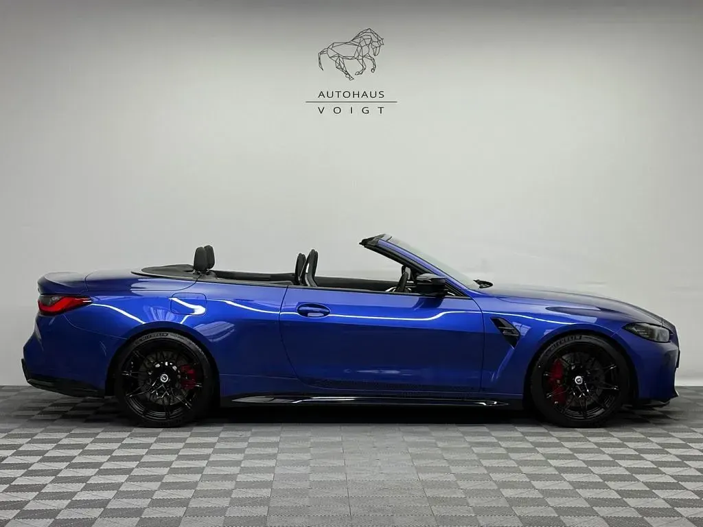 Gebraucht BMW M4 Cabriolet Performance 510 PS (375 kW) 2021 Portimao blau metallic Cabrio