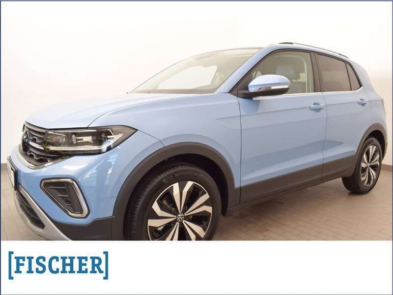 Clear blue metallic Neu 2025 VW T-Cross Style SUV | 29.985 € (Fairer Preis) - Bild 1/4