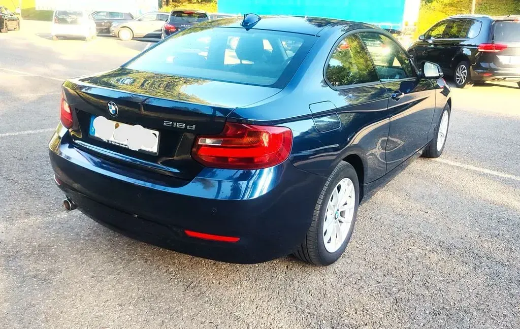 Gebraucht BMW 218 Comfort Edition 150 PS (110 kW) 2017 Blau Coupé