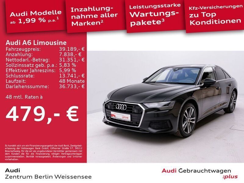 Vesuvgrau metallic Gebraucht 2021 Audi A6 Ambiente Limousine | 39.889 € (Fairer Preis) - Bild 1/4