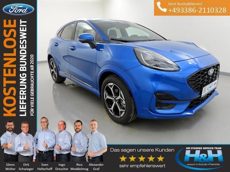 Desert island blue Neu 2024 Ford Puma ST-Line SUV | 27.940 € (Fairer Preis) - Bild 1/4