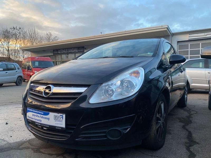 Gebraucht Opel Corsa Edition 80 PS (58 kW) 2008 Schwarz Kleinwagen