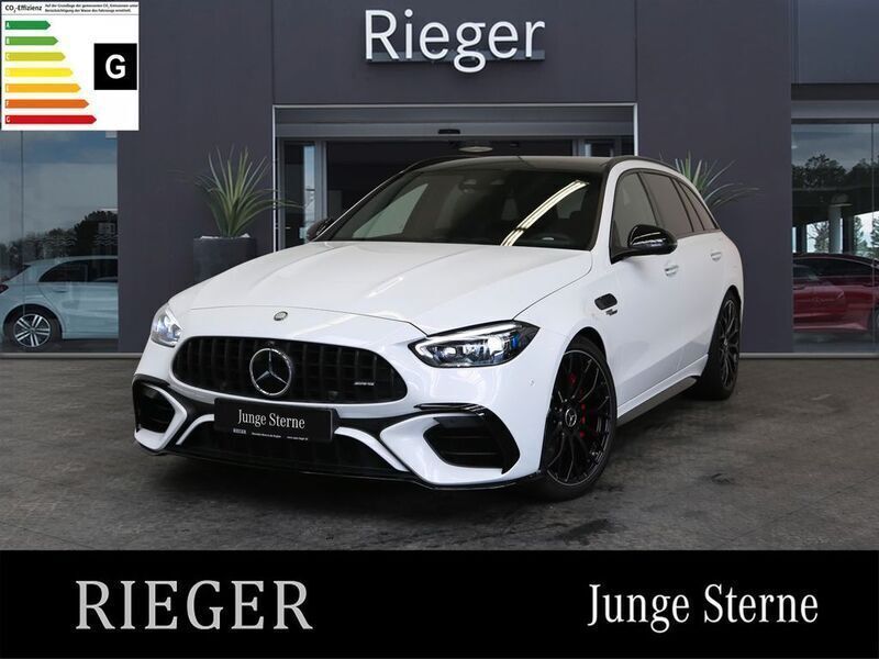 Weiß Gebraucht 2023 Mercedes C63 AMG AMG Kombi | 77.799 € (Fairer Preis) - Bild 1/4