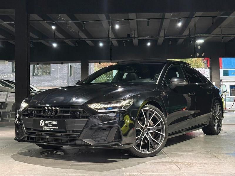 Schwarz Gebraucht 2018 Audi A7 Sportback S-Line Kleinwagen | 41.999 € (Fairer Preis) - Bild 1/4