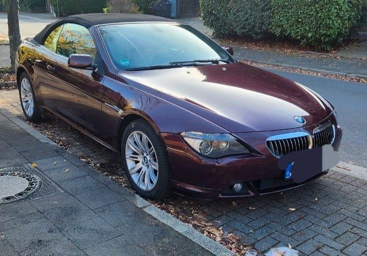 Schwarz Gebraucht 2006 BMW 630 Cabriolet M Sport Cabrio | 10.950 € (Fairer Preis) - Bild 1/4
