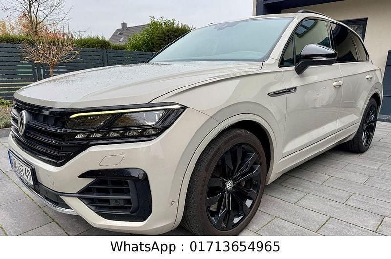 Beige Gebraucht 2020 VW Touareg R-line SUV | 38.900 € (Superpreis) - Bild 1/4