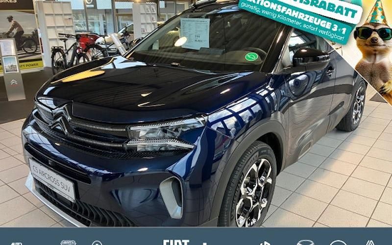 Blau Gebraucht 2023 Citroën C5 Aircross Shine SUV | 36.290 € - Bild 1/4
