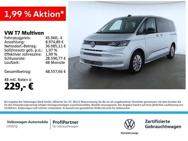 Gebraucht VW Multivan Basis 204 PS (150 kW) 2024 Silber Van