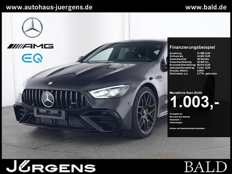 Grau graphitgrau metallic Gebraucht 2024 Mercedes AMG GT 53 AMG Coupé | 100.480 € (Guter Preis) - Bild 1/4