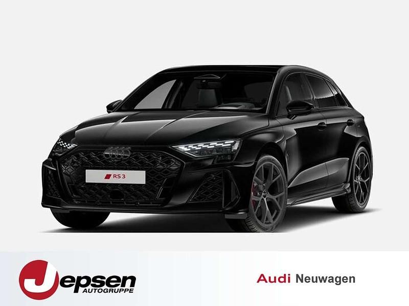 Mythosschwarz metallic Neu 2025 Audi RS3 Sportback Sport Kleinwagen | 67.230 € (Superpreis) - Bild 1/4