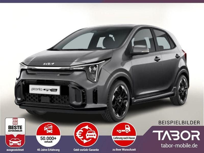 Schwarz (auroraschwarz metallic) Neu 2025 Kia Picanto GT-Line Kleinwagen | 20.088 € (Fairer Preis) - Bild 1/3