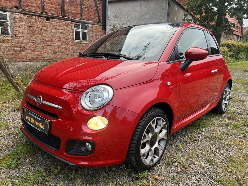 Rot Gebraucht 2014 Fiat 500C Cabrio | 8.890 € (Fairer Preis) - Bild 1/4