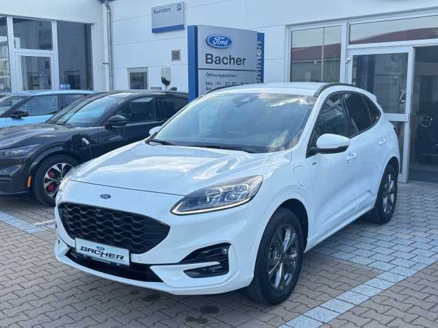 Weiß (frozen white) Gebraucht 2022 Ford Kuga ST-Line X SUV | 28.850 € (Fairer Preis) - Bild 1/4