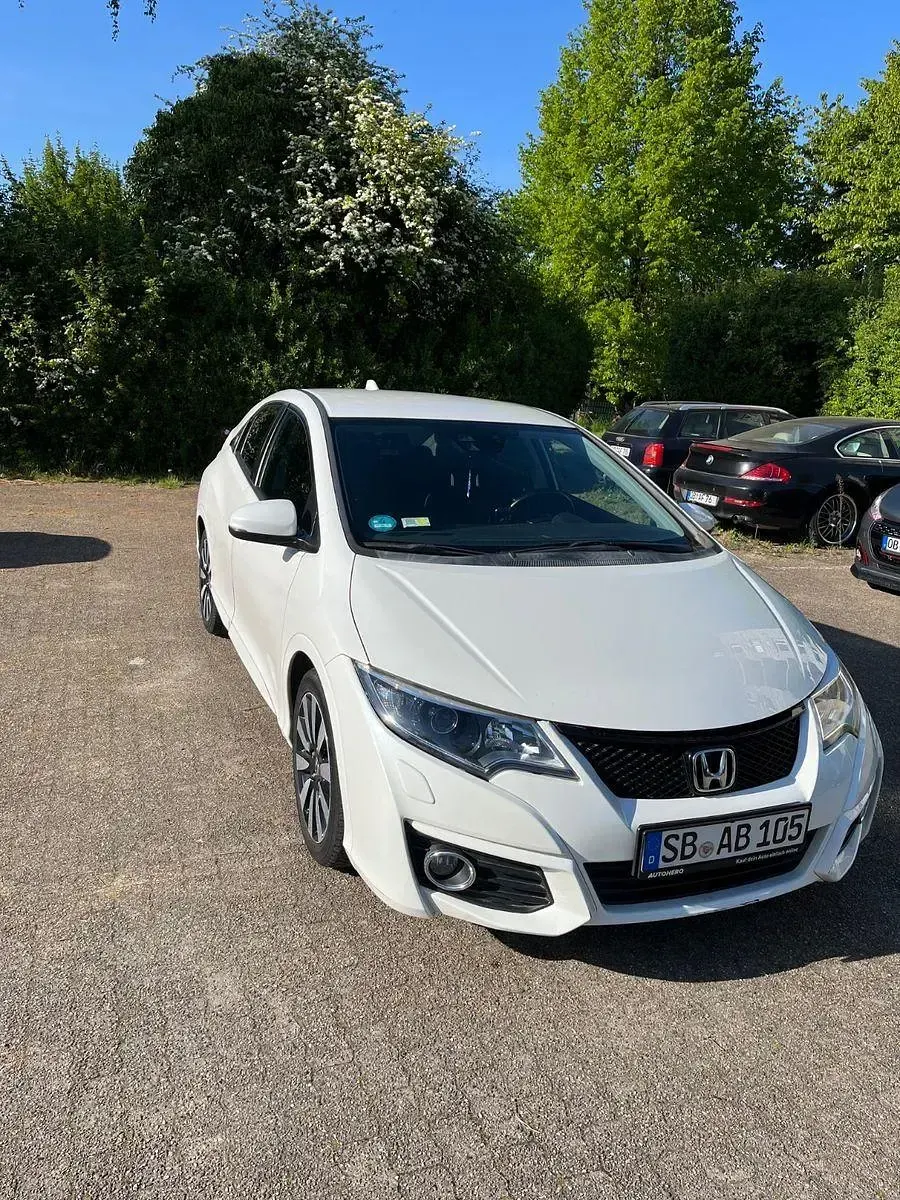 Occasion Honda Civic Elegance 120 ch (88 kW) 2016 Blanc Berline