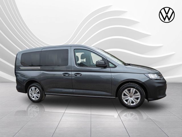 Gebraucht VW Caddy Maxi Basis 114 PS (83 kW) 2022 Grau (indiumgrau metallic) Van / Kleinbus