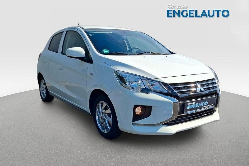 Weiß Gebraucht 2021 Mitsubishi Space Star Spirit Limousine | 6.980 € (Superpreis) - Bild 1/4